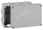 Ruvinil 67055 ТУСО 200х140х75мм Коробка распаячная ОП 10 вводов IP55