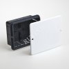 Ruvinil 10162 ТУСО 130х106х50мм Коробка распаячная СП усиленная IP20