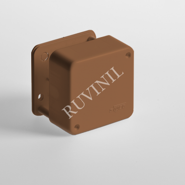 Фотография товара 'Ruvinil 65004К ТУСО 79х79х32мм Коробка распаячная ОП (2 клеммника)'
