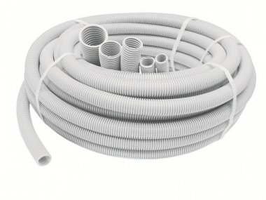 Фотография товара 'Ruvinil Труба гофрированная 40мм ПВД без зонда легкая 34000Б'