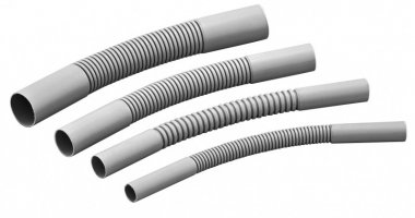 Фотография товара 'Ruvinil Поворот гибкий гофрированный труба-труба 20 мм П01420'