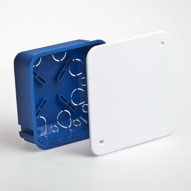 Фотография товара 'Ruvinil Коробка распаячная для скрытой проводки 100х100х45мм 10160'