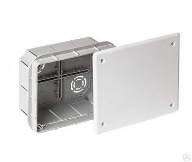 Фотография товара 'Ruvinil Коробка распаячная для скрытой проводки 127х106х50мм 10121'