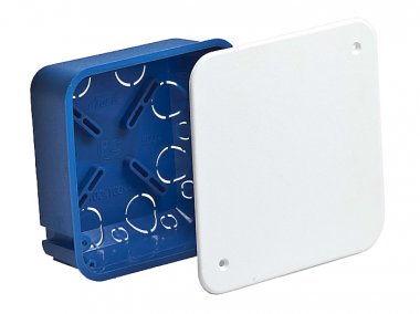 Фотография товара 'Ruvinil Коробка распаячная скрытой проводки 100х100х45мм 10160УП'