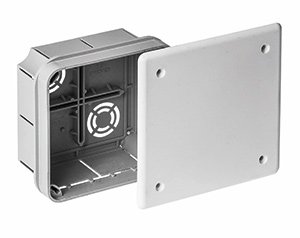 Фотография товара 'Ruvinil Коробка распаячная скрытой проводки 92х92х45мм 10120УП'