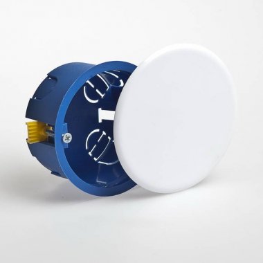 Фотография товара 'Ruvinil Коробка распаячная ГСК скрытой проводки D=80мм,Н=45мм 10174'