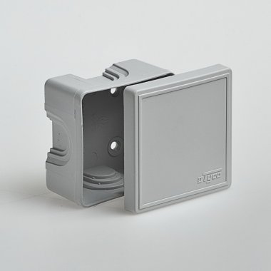 Фотография товара 'Ruvinil Коробка распаячная для открытой проводки 70х70х40мм 65006'