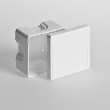 Фотография товара 'Ruvinil Коробка распаячная для открытой проводки 70х70х40мм 65006Б'