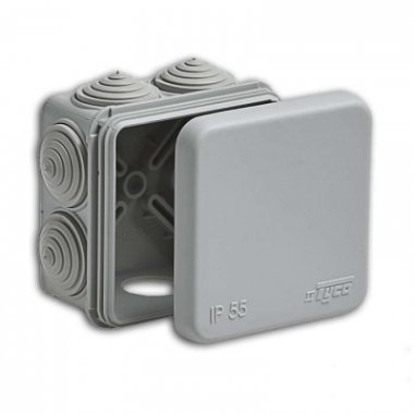 Фотография товара 'Ruvinil Коробка распаячная для открытой проводки 70х70х40мм 67030'