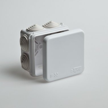 Фотография товара 'Ruvinil Коробка распаячная для открытой проводки 70х70х40мм 67030Б'