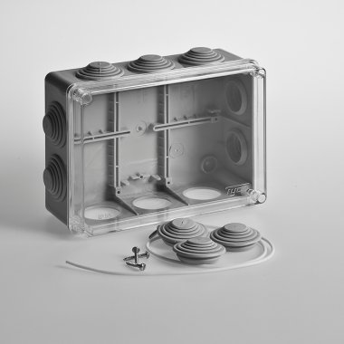 Фотография товара 'Ruvinil Коробка распаячная для открытой проводки 200х140х75мм 67055'