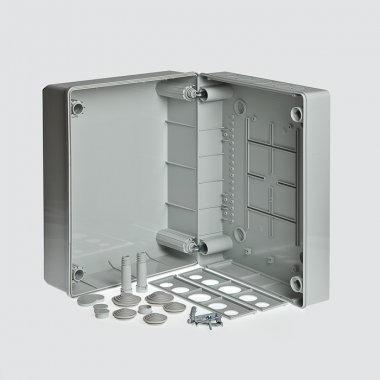 Фотография товара 'Ruvinil Коробка распаячная для открытой проводки 370х275х135мм 67075'