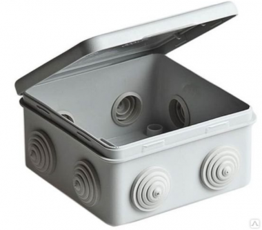 Фотография товара 'Ruvinil Коробка распаячная для открытой проводки 100х100х50мм 67045УП'