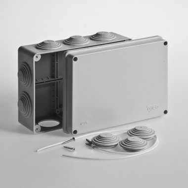 Фотография товара 'Ruvinil Коробка распаячная для открытой проводки 200х140х75мм 67055УП'