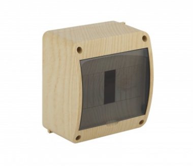 Фотография товара 'Ruvinil Щиток открытой проводки на 6 модулей с вертикальной дверцей 140х125х85мм 68306-27М'