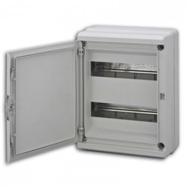 Фотография товара 'Ruvinil Щиток открытой проводки на 24 модуля 370х275х135мм 69024'