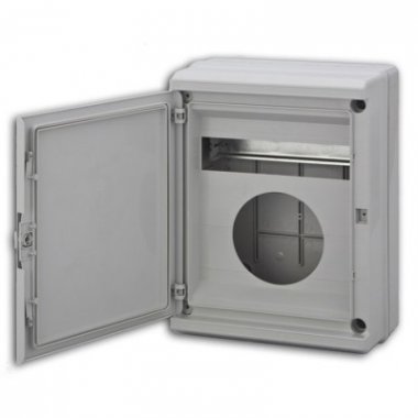 Фотография товара 'Ruvinil Корпус ЩК открытой проводки на 12 модулей с дверцей 370х275х135мм 69031'