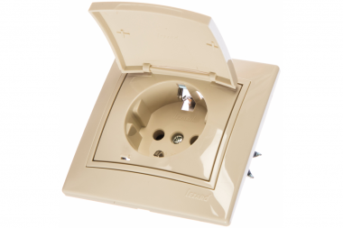 Фотография товара 'Ruvinil Э2-02-31 Эльба+.Розетка с з/к и крышкой'