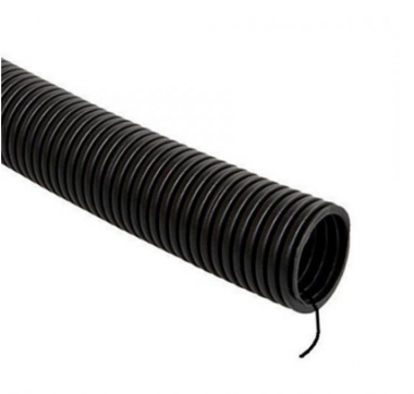 Фотография товара 'Ruvinil 14001Ч Труба гофр.40мм ПВХ с зондом легкая черная'