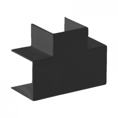 Фотография товара 'Ruvinil ТРН-25х16-Ч Тройник накладной 90 град. для РКК-25х16 (черный)'
