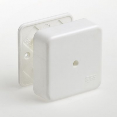 Фотография товара 'Ruvinil 65005НГ Тусо.Коробка универс. для кабель-каналов, 80х80х25мм не распр.горение HF'