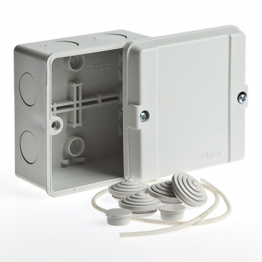 Фотография товара 'Ruvinil 67048НГ-06-03 Тусо.Коробка расп. для о/п, 98х98х60мм не распростр.горение HF'