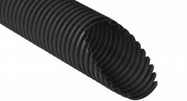 Фотография товара 'Ruvinil Т1-КЛО-063 черная (50 метров) Труба одностенная ПНД 63/52мм'