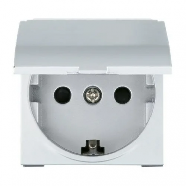 Фотография товара 'Ruvinil Э1-02-35 Эльба.Розетка с з/к и крышкой'