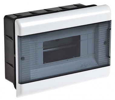 Фотография товара 'Ruvinil 68129 ТУСО Щит распред. пластиковый встраиваемый 9мод IP40 222х160х90мм'