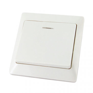 Фотография товара 'Ruvinil Э2-03-20 Эльба+.Выключатель 1-кл. с подсветкой'