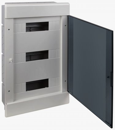 Фотография товара 'Ruvinil 68136СП ТУСО серый Щит распред. пластиковый встраиваемый 36мод IP40 547х299х103мм'