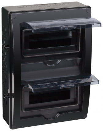 Фотография товара 'Ruvinil 69020Ч Тусо.Щиток о/п на 20 мод.с 2 верт.двер.390х302х120мм'