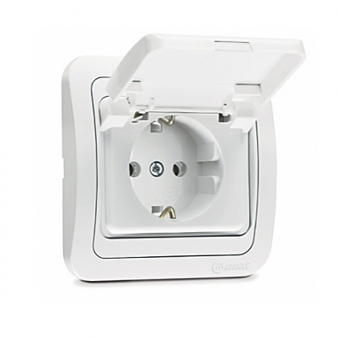 Фотография товара 'Ruvinil Э2-02-30 Эльба+.Розетка с з/к и крышкой'