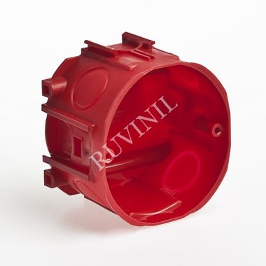 Фотография товара 'Ruvinil 10184 ТУСО D=71мм, H=47мм Коробка установочная СП для заливки в бетон'