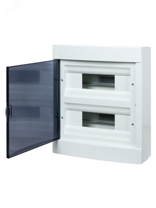 Фотография товара 'Ruvinil 68018 ТУСО Щит распред. пластиковый навесной 18мод IP40 222х277х93мм'