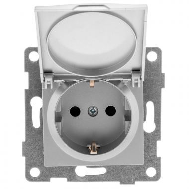 Фотография товара 'Ruvinil Э2-02-35 Эльба+.Розетка с з/к и крышкой'