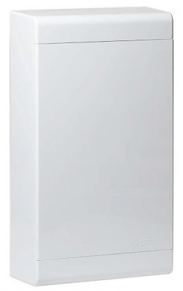 Фотография товара 'Ruvinil 68036Б ТУСО белая дверца Щит распред. пластиковый навесной 36мод IP40 520х303х117,5мм'