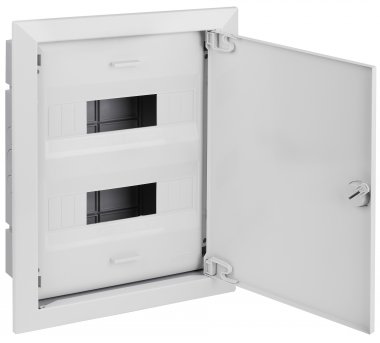 Фотография товара 'Ruvinil 68124М ТУСО Щит распред. метал.-пласт. встраиваемый 24мод IP40 430х325х103мм'