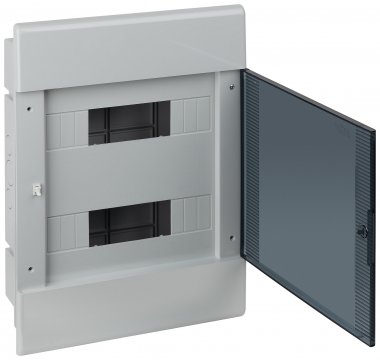 Фотография товара 'Ruvinil 68124СП ТУСО серый Щит распред. пластиковый встраиваемый 24мод IP40 415х299х103мм'