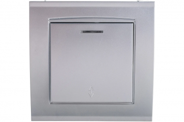 Фотография товара 'Ruvinil Э1-03-25 Эльба.Выключатель 1-кл. с подсветкой'