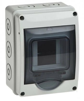 Фотография товара 'Ruvinil 69003 ТУСО Щит распред. пластиковый навесной 3мод IP65 160х130х91мм'