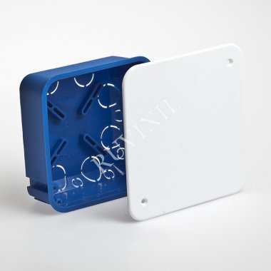 Фотография товара 'Ruvinil 10160 ТУСО 100х100х45мм Коробка распаячная СП квадратная с крышкой'