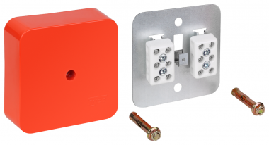 Фотография товара 'Ruvinil 65005НГ-10-06 Тусо.Коробка универс. для кабель-каналов, 80х80х25мм'