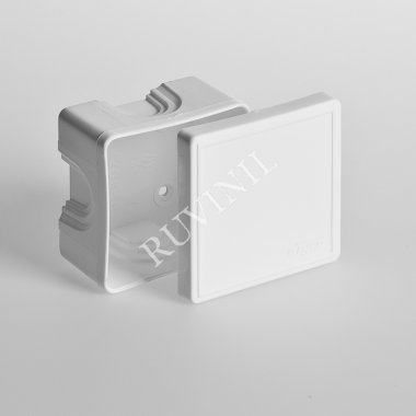 Фотография товара 'Ruvinil 65006Б ТУСО 70х70х40мм Коробка распаячная ОП без вводов IP44'