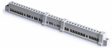 Фотография товара 'Ruvinil ШЗН-24 ТУСО Держатель шин "земля-ноль" на 24 подключения'