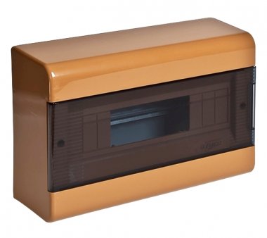 Фотография товара 'Ruvinil 68029К ТУСО коричневый Щит распред. пластиковый навесной 9мод IP40 222х160х93мм'