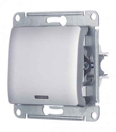 Фотография товара 'Ruvinil Э2-03-24 Эльба+.Выключатель 1-кл. с подсветкой'