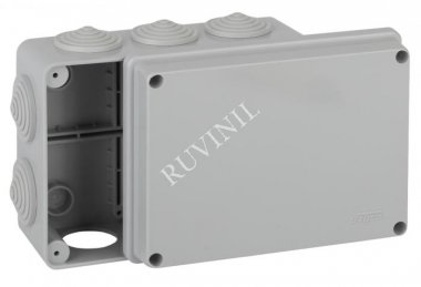 Фотография товара 'Ruvinil 67053 ТУСО 150х110х70мм Коробка распаячная ОП 10 вводов IP55'