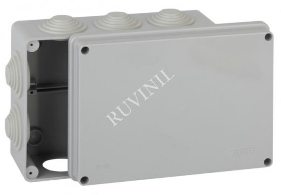 Фотография товара 'Ruvinil 67055 ТУСО 200х140х75мм Коробка распаячная ОП 10 вводов IP55'