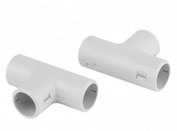 Фотография товара 'Ruvinil Т01220 (20мм) ТУСО Тройник соединительный для труб ПВХ'